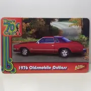 CARD ONLY: Johnny Lightning Trading Card 1976 Olds Oldsmobile Cutlass