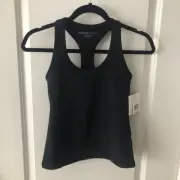 Beyond Yoga Spacedye Step Up Racerback Tank SD4002 Darkest Night Black XS NWT's
