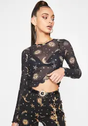 [HOROSCOPEZ] Walk The Moon Mesh Top