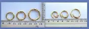 Gold filled EP swivel round spring clasp /Big open jump ring size 18mm/20mm/25mm