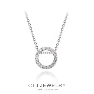 【CTJ】15分 18K金 幸運系列 鑽石項鍊