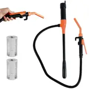 Liquid Transfer Pump Transfer Pump with Flow Control Nozzle Orange