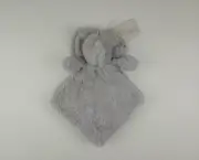 NWT Oobles Danbar Light Gray Elephant Security Baby Blanket Lovey Plush Rattle