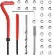 Blelsa 30Pcs Metric Thread Repair Insert Kit M5 M6 M8 M10 M12 M14 Helicoil Car Pro Coil Tool M5 * 0.8 M5-0.8