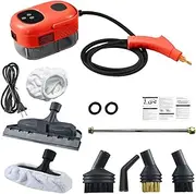 2500W High Pressure Steam Cleaner 1.1L Tank Handheld Steam Cleaner Pressurized Steam Cleaner for Kitchen Bathroom Car Red AU