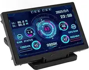 5 Inch IPS USB Mini Screen AIDA64 PC CPU HDD Data Monitor, Computer Temp Monitor Display for Linux