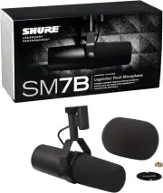 SHURE Dynamic microphone SM7B Cardioid unidirectional XLR
