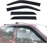 AUSGO Weathershields Compatible with Ford Escape 2001-2012, Weather Shields Window Visors Wind Deflectors Sun Rain Guard 4PCS Set