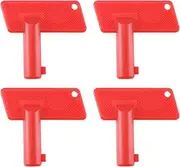 ECSiNG 4PCS Car Battery Disconnect Switch Keys Isolator Cut Off Power Keys Compatible with M10 Copper Column 2 Holes 4 Holes 100A Battery Switch for Battery Car