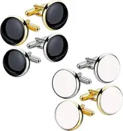 [VAMA] FASHIONS Cufflinks Formal Shirt Blazer Wedding Tuxedo Cuff Links for men