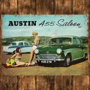 200MM x 285MM ALUMINIUM SIGN - AUSTIN A55 SALOON