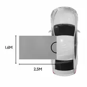 AAA Camper 1.6 x 2.5M Side Awning with D Zipper RTT access