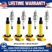 Ignition Coil UF316 & Spark Plug PK16TT Fits Toyota Yaris Echo Scion xA xB 1.5L (for: Toyota)