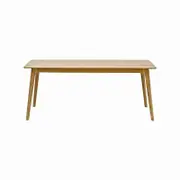 Convair Scandinavian Oak Rectangular Dining Table - 180cm