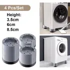 4Pcs Anti Vibration Feet Pads Height Increasing Washing Machine Rubber Legs Mats