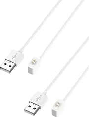 NOUKAJU [2pack] Charger for Xiaomi Redmi Watch 5, Magnetic USB Charging Cable 3.28ft/1m,SmartWatch Charger,Charger Cable Replacement for Redmi Watch 5(White)
