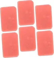 GARVALON 6pcs Fake Luncheon Meat Slice Luncheon Meat Model PVC Lifelike Decorative Toy