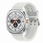 Samsung Galaxy Watch Ultra LTE 47mm Titanium White w/ White Marine Band SM-L705FZWAXSA