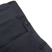 PT01 NWT Flat Front Dress Pants Size 56 40 US Blue Small Pattern Wool Blend