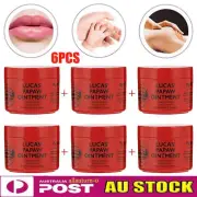 6x LUCAS' PAPAW OINTMENT 75g Pawpaw Cream Paw Paw Ointment Moisturising Cream