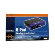 Linksys 10/100 5-port Workgroup Switch #EZXS55W Wired Cisco Systems