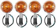 Motorbike Turn Indicator For Yamaha Virago Xv 250 400 535 920 1000 V-Star Xvs 400 650 1100 Vmax 1200 Motorcycle Turn Signal Light Indicator Amber Blinker