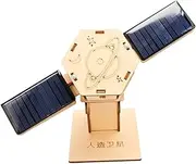 ERINGOGO 1set Solar Power Educational Toy Kit for Boys and Girls Satellite Model Assembly Fun Stem Science Experiment Year-Old Boys No Batteries Required Birthday