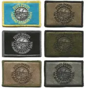 VELCRO® BRAND Fastener Morale HOOK South Dakota Pierre State Patches 3x2"