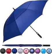 NOOFORMER 68 Inch Automatic Open Windproof Waterproof Golf Umbrella Extra Large Oversize Double Canopy Vented Rain Stick Umbrellas for Men Women Multiple Colors