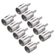 25mm Diamond Drill Bits Hole Saws for Glass Ceramic Porcelain Tiles 10 Pcs