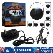 Halloween Witch Cauldron Fog Maker Color Changing Smoke Machine Party Decor Gift