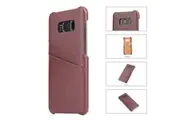 For Samsung Galaxy S8 PLUS Case,Handmade Genuine Leather Fashion Cover,Brown
