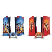 THE SUICIDE SQUAD 2021 CHARACTER POSTER VINYL SKIN FOR SONY PS5 SLIM DISC BUNDLE