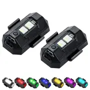 Strobe Light, Seven Color Switching, Flash, LED, Auxiliary Light, Motorcycle, Bi
