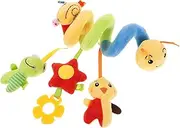 Crib Stroller Car Seat Toys Months Soft Hanging Toys Squeaky Versatile for Travel