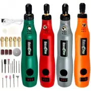 Mini Wireless Drill Electric Carving Pen Speed USB Rotary Engraver Tools Kit