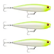 3x Rapala 11cm Precision Xtreme Pencil Saltwater Fishing Lure -SL/FL Chartreuse