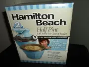 Hamilton Beach Half Pint Soft Ice Cream Maker Light Blue NEW Unopened Box