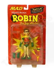 MAD Alfred E Neuman as Robin The Boy Wonder Just-Us League Action Figure NIP HTF