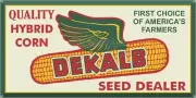 DEKALB SEED CORN DEALER FEED STORE OLD AG FARM SIGN REMAKE ALUMINUM SIZE OPTIONS