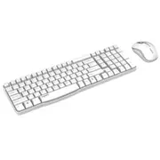 Rapoo X1800SWH Wireless Multimedia Keyboard & Mouse Combo - White [X1800SWH]