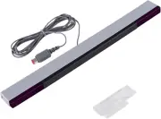 Wii Sensor Bar Wired Infrared IR Ray Motion Sensor Bar Compatible with Wii and W