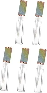 Healeved 5pcs Mini Lip Gloss Lipstick Containers Small Cosmetic Holder for Lipstick
