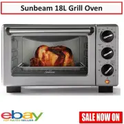 Sunbeam 18L Grill Oven 5 Oven Setting Warm Bake Toast Turbo Baking Grilling NEW