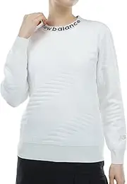 [New Balance] Golf 012-3270507 Women's Crew Neck Knit (3D Zebra Pattern, dyna hot: Heat Retention and Warm) / Golf Sweater