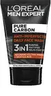 L'Oreal Paris Men Expert Pure Carbon 3 In 1 Face Wash Anti-Imperfection 100Ml
