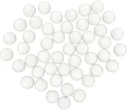JOINPAYA 90pcs Clear Glass Beads Blasters Spa Headband Pebbles Filler Aquarium Rocks Marbles Marble Run Decoration Decorative Stones for Circles Decorative Beads Ordinary Glass Transparent