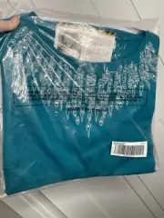 NWT Bob Mackie Wearable Art 3D Icicle Crystal Blouse Emerald womens plus size 2X