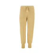 [VALENTINO] VALENTINO Lurex knitted pants Woman M M Gold