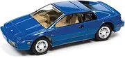 [Johnny Lightning] 1:64 Scale Classic Gold 1989 Lotus Esprit Diecast Replica Model Vehicle, Pacific Blue Pearl